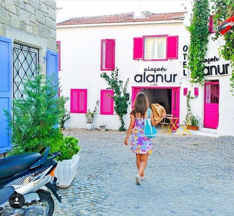 Alacati Alanur Otel Esterno foto